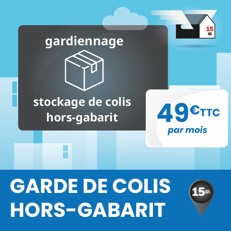Prolongement du gardiennage et stockage de colis – Marseille 15ᵉ