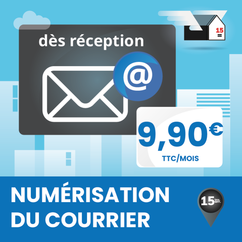 Numérisation recto/verso du courrier – Marseille 15ᵉ