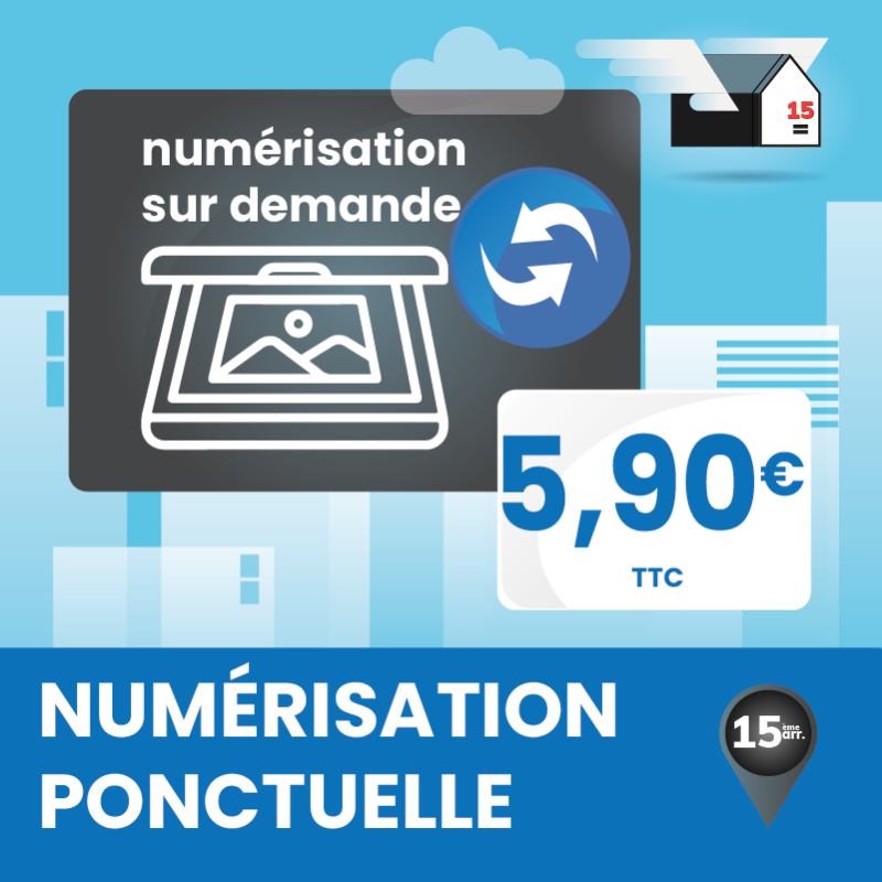 Numérisation ponctuelle d’un courrier – Marseille 15ᵉ
