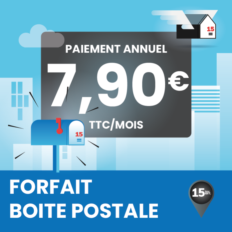 1 an de boîte postale à Marseille 15ᵉ – Adresse au 71 Boulevard Oddo