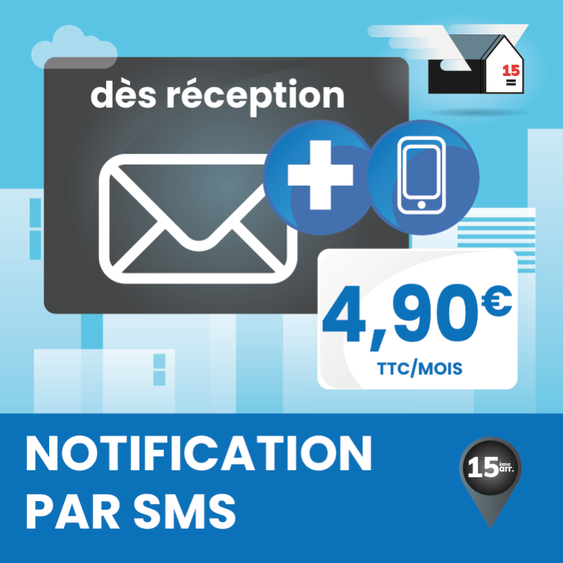 Notification dès réception d’un courrier – Marseille 15ᵉ