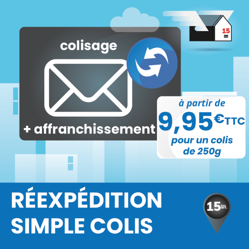 Réexpédition ponctuelle d’un colis – Marseille 15ᵉ