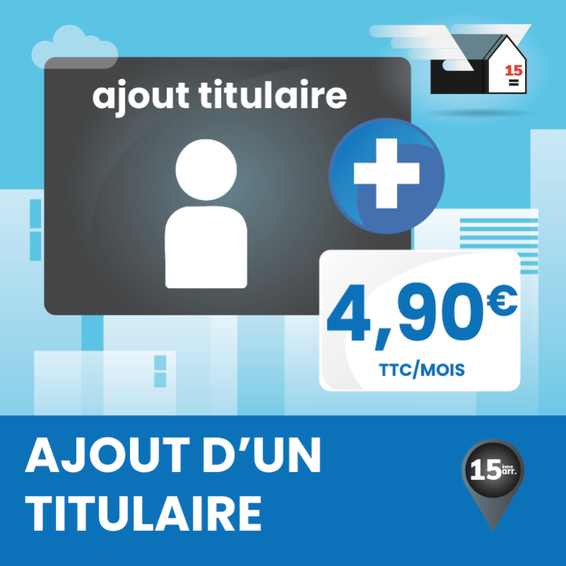 3 mois d’ajout d’un titulaire à votre boîte postale – Marseille 15ᵉ